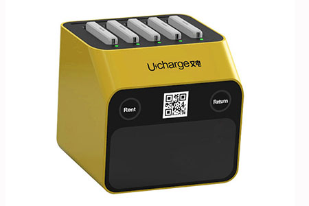 5 Chargers Tabletop Sharing Power Bank Station